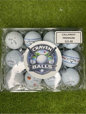 Callaway Premium Golf Balls - 12 Pack - Chrome